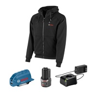 GHH12V-20SN12 12V Max Heated Hoodie Kit with Portable Power Adapter - Size Small BOSCH GHH12V-20SN12