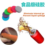 Silicone Cola Lid Sprite Soda Red Bull Reusable Pull Can Beverage Can Lid Sealed Leak-Proof Printabl