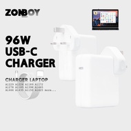 96W Laptop Charger Adapter USB C Type C Port Charge Adaptor For M1 M2 M3 M4 Pro A1707 A1990 A1398 A1