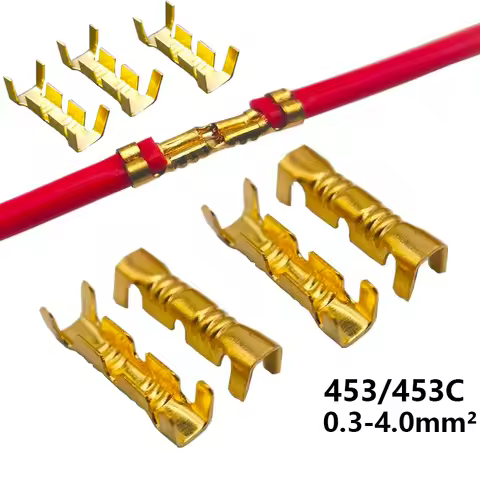 453 /453C U-shaped terminal tab cold inserts terminal wire connector terminales electricos small tee