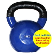 RCL 12KG / 16KG/ 20KG / 24KG Vinyl Coated Cast Iron Kettlebell for Sport Gym Fitness Dumbbell Dumbel