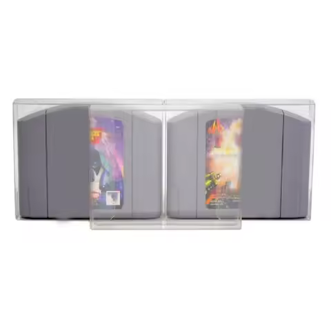 10pcs/lot Clear Game Cartridge Case Housing Dust Cover Game Card Protections Box for N64 Plastic PET