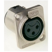 AC3FDZ AMPHENOL XLR (Female) With Stand Brand (XLR Female With 3 pole)