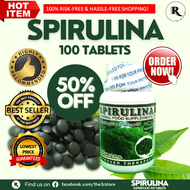 😄 Original Spirulina Tablets | 100 Tablets | 250mg | spirulina food supplement original | FDA Approved | Diabetes | Liver Disease and Anti-Cancer | Diabetic Patch | Diabetic Supplement | Diabetic Aid | Nutrient Rich | Superfood | For Detox