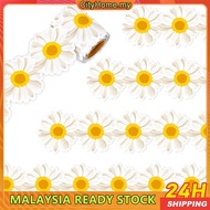 2Roll Spring Daisy Flower Bulletin Board Border 32.8 Ft 3D White Floral Die Cut Trim Border Roll for
