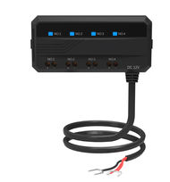 HLINKEY กล่องฟิวส์มอเตอร์ไซค์12V 20A ฟิวส์ยานยนต์อเนกประสงค์ฟิวส์บล็อกฟิวส์4วงจรป้องกันฟิวส์แบตเตอรี