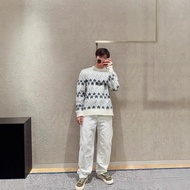 H8IH DO 25FW Star Wool Knitted Sweater Pullover Unisex Sweater