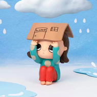 【Genuine】POP MART Nyota Fluffy Life Series Figures Clear Figures