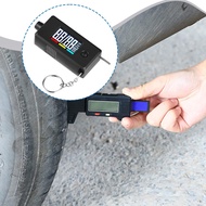 [guupcw] Tire Pressure Gauge 2 in 1 PSI Tire Gauge Ruler Professional Reader Checker for Bike Motorc
