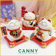 Solar Operated Fortune Cat / Solar Waving Hand Lucky Cat