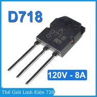 Transistor D718 linh kiện điện tử IC D718 TO-247 TRANS NPN 8A 120V