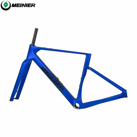 New Gravel Frameset 700C Cadre Gravel Carbon S/M/L/XL Gravel Rahmen Accept Any Custom