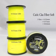 Combo 2 Cước Câu Cá Ashino Fiber Soft 500m- Cước Chuyên Câu Cá Lớn Siêu Bền