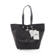 【二手】Vivienne Westwood)手提包 4205007NUW019EN403 黑色/銀色帆布皮革手提包 女士新款