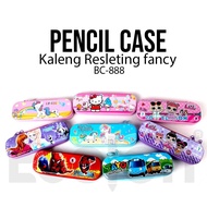 Large zipper tin pencil case character BC666