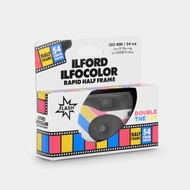 DJS LIFESTYLE 觀塘店 - ILFORD ILFOCOLOR RAPID HALF FRAME 一次性使用 35mm 135 彩色負片即棄半格菲林相機 (54 張底片) 將原本標準的 35