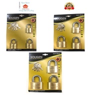 Berkualitas Gembok Komputer Master Key Set Isi 3 Pcs SOLIGEN Varian