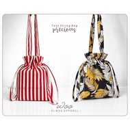 PRECIOUS STRING BAG TOTE Drawstring Bag String Bag Drawstring Bagpack