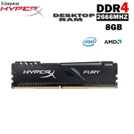 8GB 16GB DDR4 Ram 2133/2400/2666/3200MHz เดสก์ท็อปหน่วยความจำ PC4-17000/19200/21300/25600 1.2V 288พิน DIMM 8G 16G RAM DDR4หน่วยความจำ HyperX Fury ใหม่