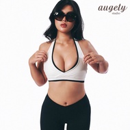 Augety Studio Women's Strapless Collar Bra, MOLLY Halter-Neck Bras