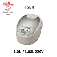【Direct from Japan】TIGER Microcomputer controlled rice cooker 'tacook' JAX-S10W 1.0L / JAX-S18W  1.8L 220v   automatic cooking made in Japan /skujapan
