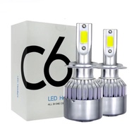 Yingke หลอดไฟไฟหน้ารถมอเตอร์ไซค์แบบ Led 9006 H3 H1 7 H11 H4หลอดไฟทรงสูง72W 8000lm ไฟไฟหน้าอัตโนมัติ6500K/4300K