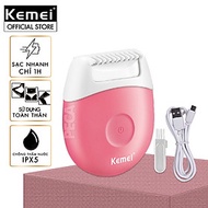 Máy cạo lông mini Kemei KM-3213 chống thấm nước sử dụng cạo lông toàn thân, mặt, tay, chân, bikini