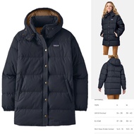 外套 大褸 Patagonia Women's Cotton Down Parka  Jacket- Pitch Blue M size