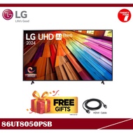 [ Delivered by Seller ] LG 86" inch UT80 AI TV 4K Smart TV (2024) 86UT8050PSB