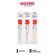 BACFREE 3 Stage Pre Filter Cartridges Only (Without Head Set)