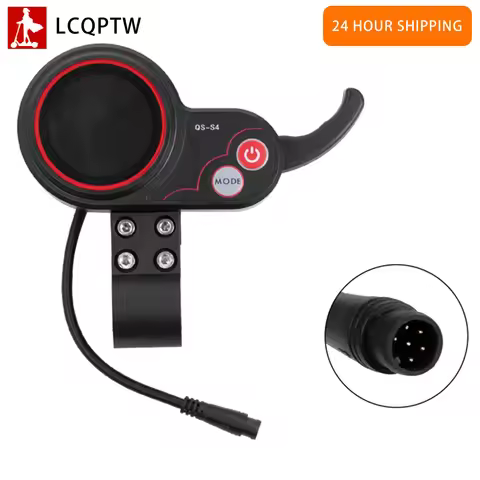 6PIN Controller Display Electric Scooter Thumb Throttle QS-S4 LCD Display Kit for Zero 8 9 10 8X 10X