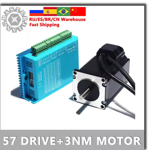 DL57/HBS57+57HSE3N Closed-loop step motor 57 Stepper Motor Driver 3nm Servo Motor 3NM 57 Hybrid clos