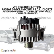 VOLKSWAGEN ARTEON PASSAT B8 GOLF MK7 GTI R 2.0 AUDI Q3 TT ALTERNATOR WITH CLUTCH PULLEY 140A VALEO C