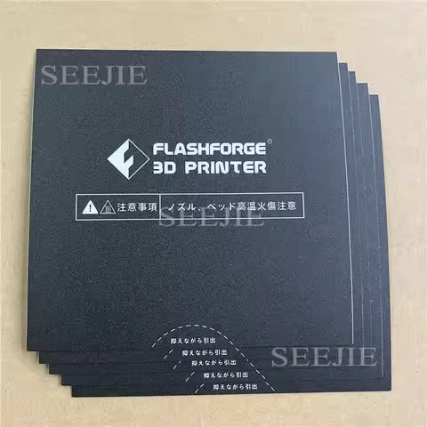 Original Flashforge Adventurer 3 AD3 3D Printer Heated Bed Build Plate Sticker ( 5Pcs )