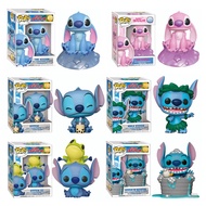 Funko ตุ๊กตาอนิเมะลายป๊อปสติชตกแต่งด้วยตะเข็บของเล่นคริสต์มาสของสะสมตุ๊กตาขยับแขนขาได้โมเดลวันเกิดสำหรับเด็กของขวัญ