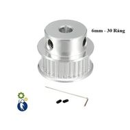 Pulley, Pulley, Pulley Shaft 6mm - 30 Teeth, used with 2GT-6mm belt