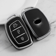 Vỏ Bọc Chìa Khóa Xe Hơi Bằng TPU 3 4 Nút Mới Cho Hyundai Tucson Santa Fe Rena Sonata Elantra Creta I