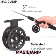 MAGICIANIP Ice Fishing Reel, Right/Left Hand Fish Tackle Tool Equipment Fly Ice Sea Fish Wheel, Fish