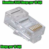 Rj45 connector rj 45 connector price 10 pieces jack Lan rj45
