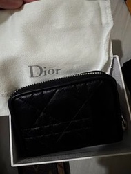 DIOR Vintage Lady Dior 小羊皮零錢包