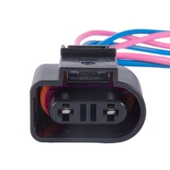2 Pin Coolant Temperature Sensor Plug Connector Wiring Harness Pigtail Compatible with Audi VW Golf 