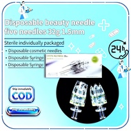COD 32G Five-Needle Crystal Disposable Beauty Needle