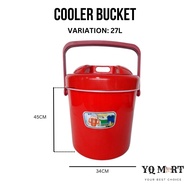 Ice Box 27L Round Ice Box/ Cooler Box/ Tong Nasi