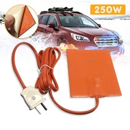 9X13cm Car Engine Oil Pan Sump Tank Heater Pad 250W Silicone Heating Waterproof With UK Plug 220V