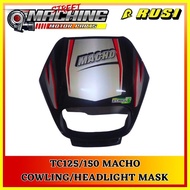 ◭ ❏ ◸ Rusi TC 125/150 Macho cowling / Headlight mask for TC 125/150 macho / headlight cover Rusi of
