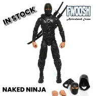 Fwoosh Articulated Icons Feudal Series Basic Ninja Black Action Figure