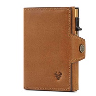 《827》HUMERPAUL Smart Pop Up Card Wallet for Men RFID Genuine Leather Card Case Slim Women Zip Coin P