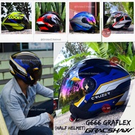 GRACSHAW G666 GRAFLEX HALF DESIGN HELMET DEMI JET HELMET STENG CRUISER HELMET HALF SGV KEITH MHR Hel
