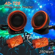 Audible Dynamics AD-T28 250WATT Dome Tweeter 28mm