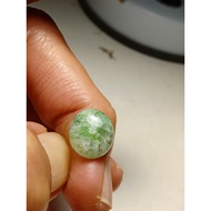 Batu Zamrud Asli 2.90 carat  OVAL CABOCHON Cut  Colombia Green Emerald 11 X 10 Z 3 MM + IKAT CINCIN.